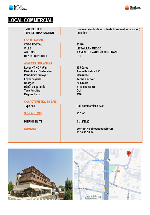 taillan centre bourg local fiche com